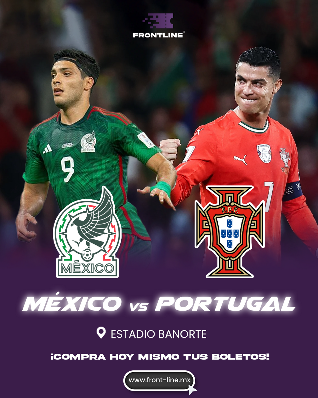 México vs Portugal (Estadio Banorte)